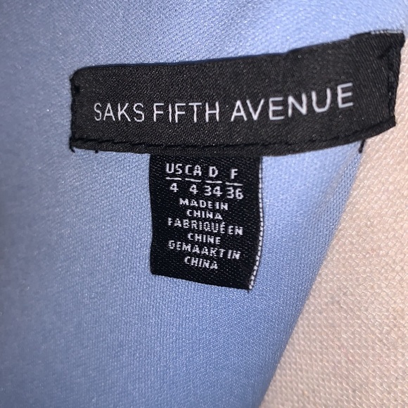 NWT Saks Fifth Avenue blue dress. - Picture 5 of 5